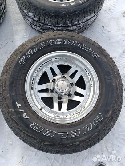 Bridgestone dueler AT 265/70 R16 + диски