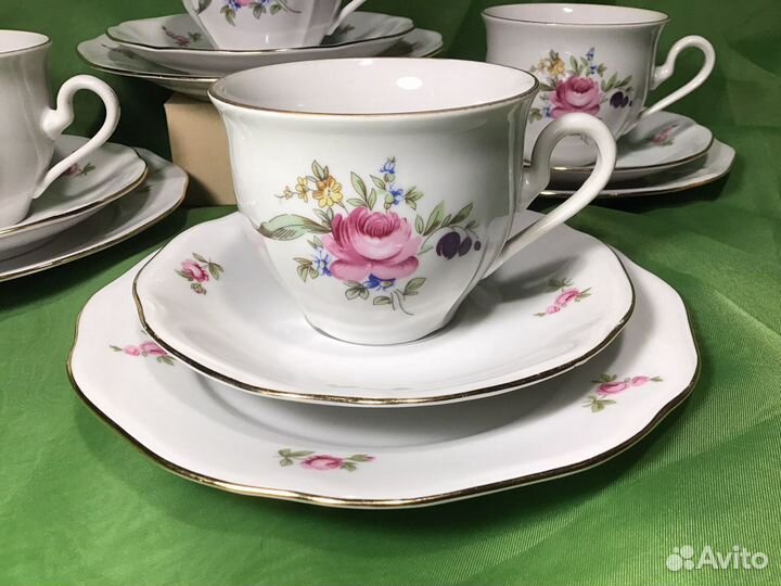 Чайные трио/Bohemia/Чехия/70е годы