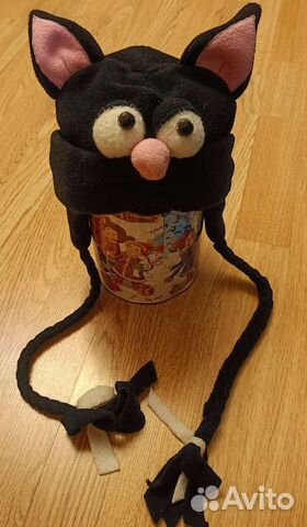 Шапка котик