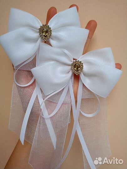 Резиночки для волос белые