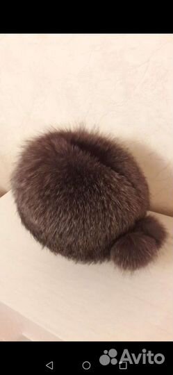 Меховая шапка женская