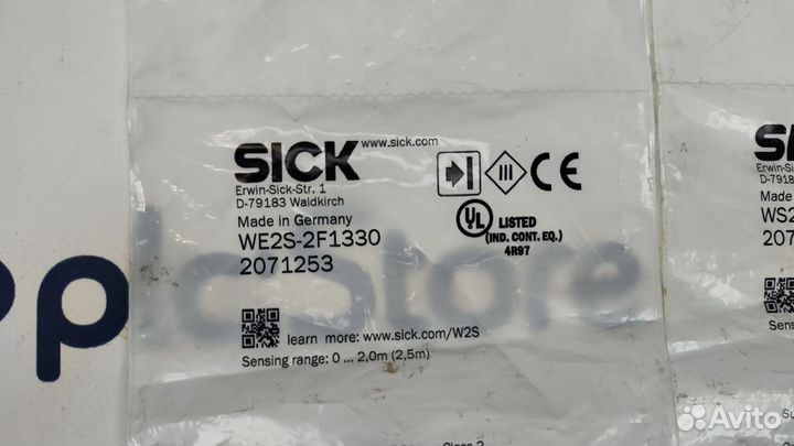 Sick WE2S-2F1330 + WS2S-2D1330