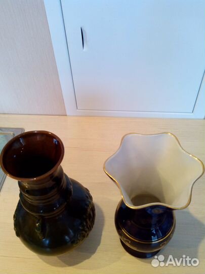 Ваза цветная Гжель, СССР