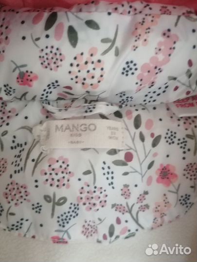 Куртка для девочки mango 1-3 года