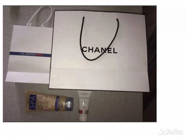 Chanel пакеты+крема за плитку горького шоколада