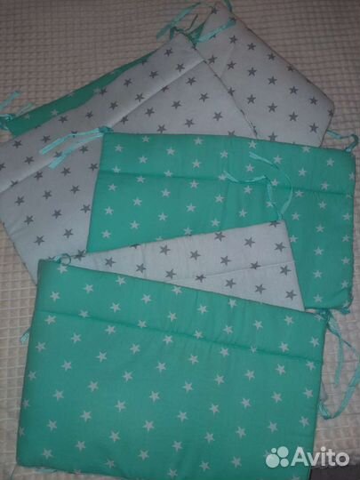 Бортики в детскую кроватку бу