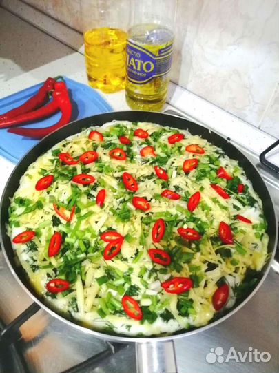 Сковорода Tefal 28 см с крышкой