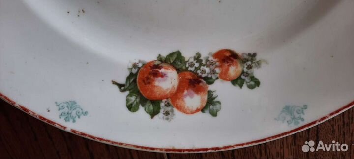 Тарелка Дулёво газета Правда СССР 1920 - 1930 гг