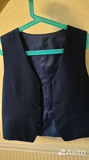Школьные брюки+жилет