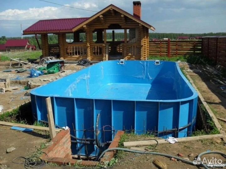 Пластиковый бассейн