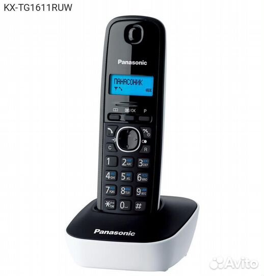 KX-TG1611RUW, dect-телефон Panasonic KX-TG1611RU ч