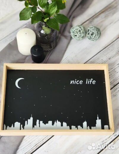 Поднос декоративный новый