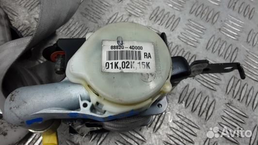 Ремень безопасности с пиропатроном сиденья передне