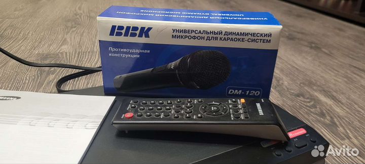 DVD проигрыватель + микрофон