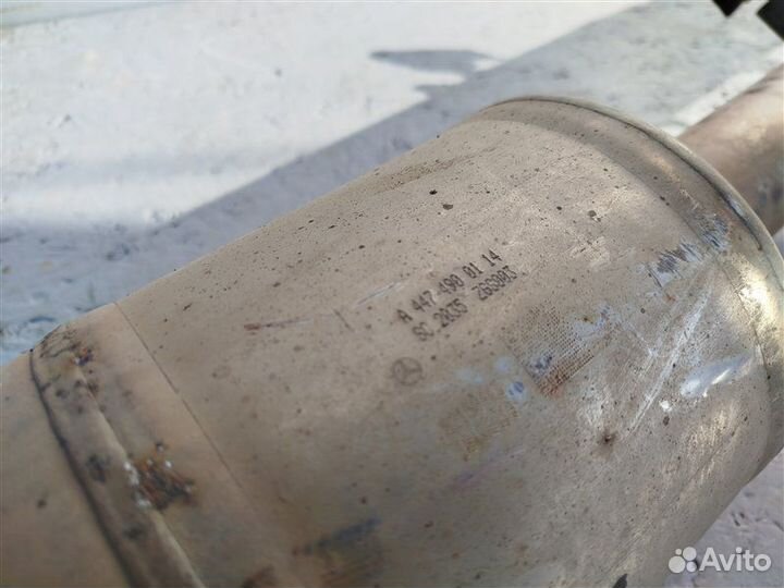 Глушитель Mercedes Vito W447 OM622 2018