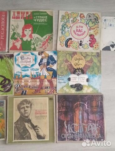 Пластинки для детей, детские грампластинки