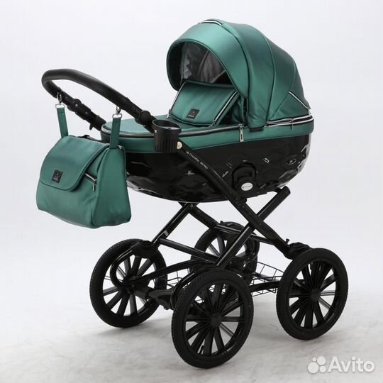 Коляска Adamex Chantal Retro Deluxe 2в1