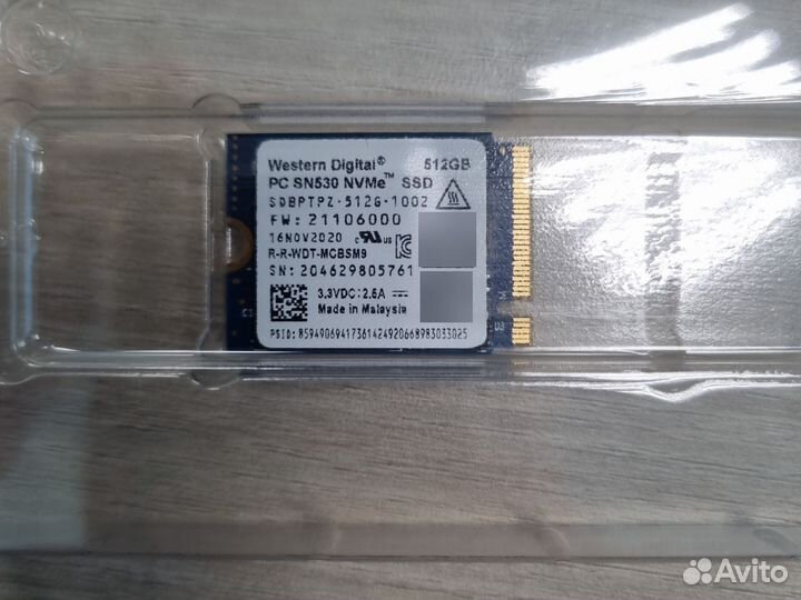 Ssd m2 2230 512gb WD