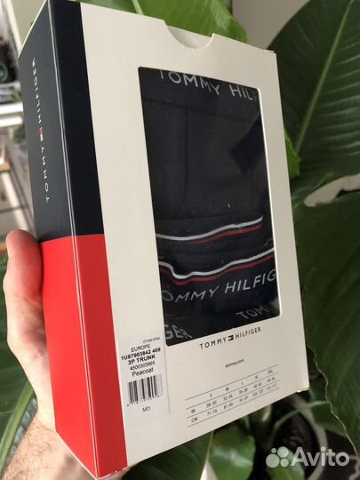 Комплект трусов Tommy Hilfiger S,M,L 3шт оригинал