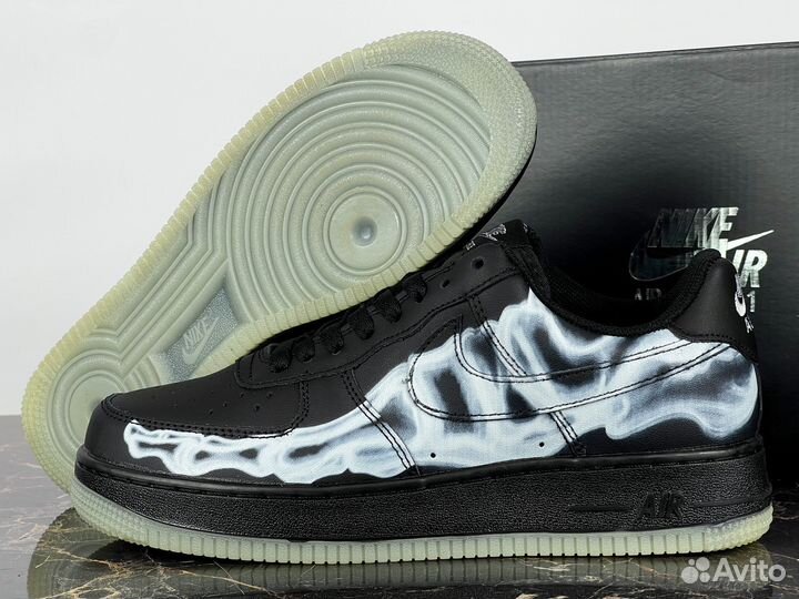 Nike Air Force 1 Low Black Skeleton