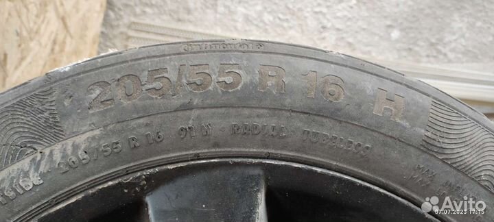 Диски с резиной летней 205 55 r16
