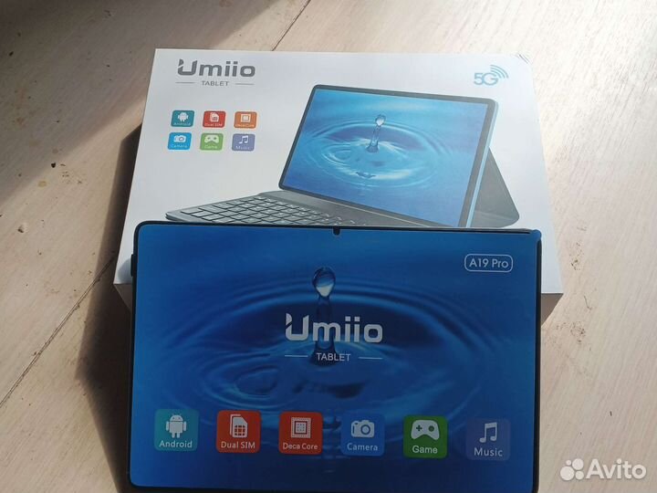 Планшет umiio a19 pro 6 гб оперативка 128гб