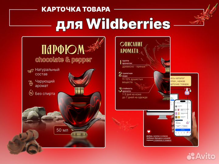 Инфографика для wb/ozon. Графический дизайнер