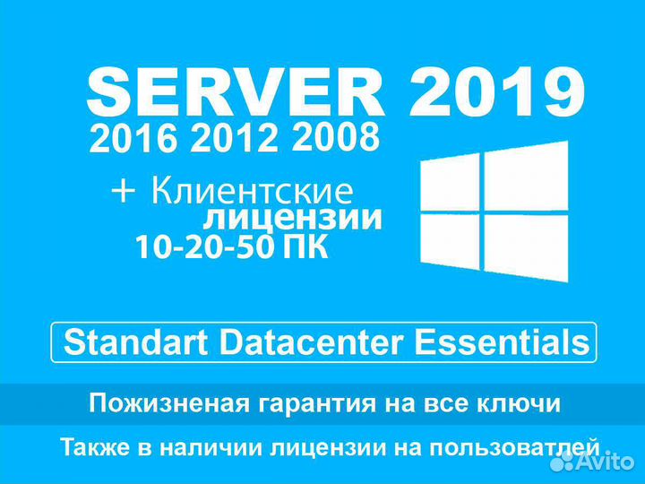 Windows Server 2022/2019/2016 + RDS/RDP и SQL