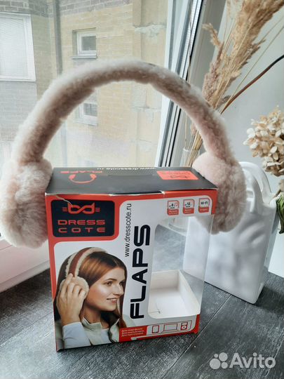 Наушники меховые беспроводные с Bluetooth flaps