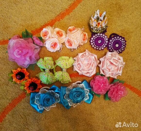 Резинки для волос ручной работы