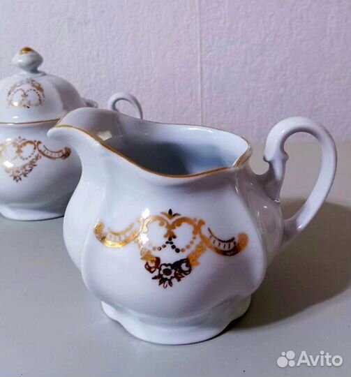 Остатки чайного сервиза старая богемия