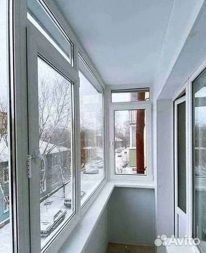 Остекление окон и балконов пвх