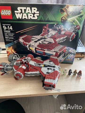 Lego star wars 75025. Jedi defender class cruiser