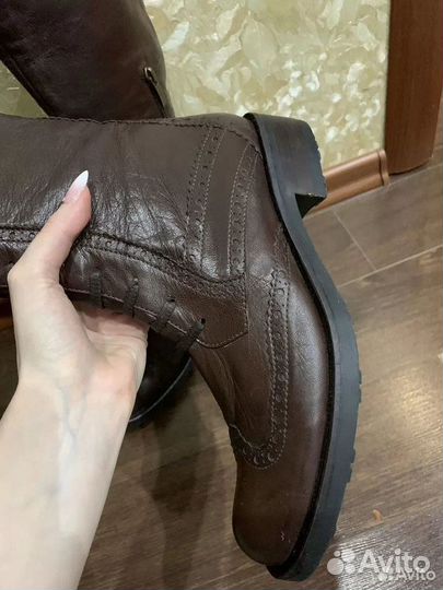 Сапоги 39 размера натуральная кожа Франция
