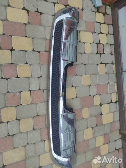 Юбка заднего бампера Mercedes ML 350 w166 AMG