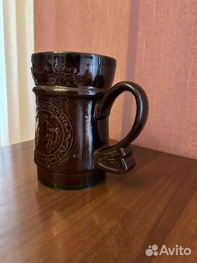 Керамическая пивная кружка