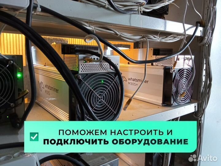 Асик майнер Whatsminer M30S++ 106 TH/s