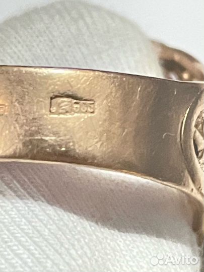 Золотая печатка 585 пробы