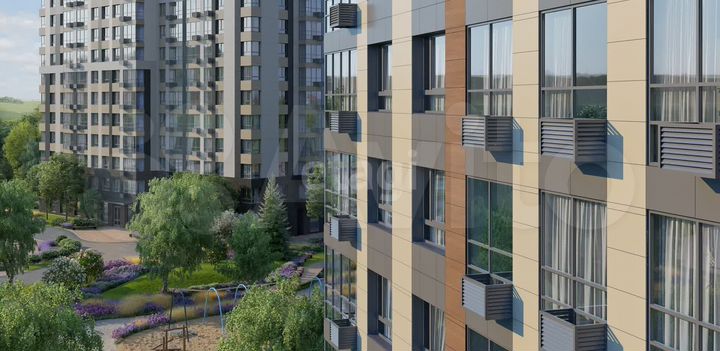 2-к. квартира, 42,6 м², 6/25 эт.