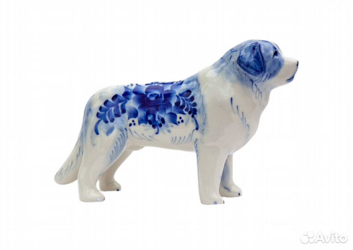 Статуэтка Московская сторожевая фарфор гжель