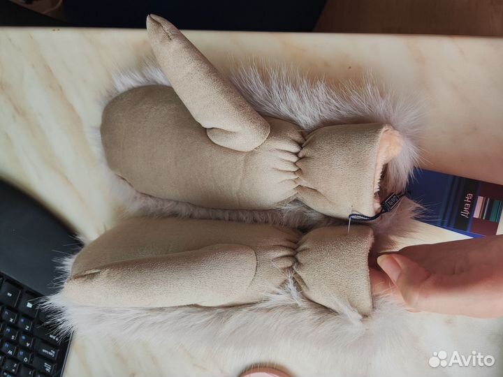 Варежки зимние женские