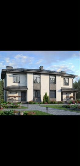 Таунхаус 140 м² на участке 5 сот.