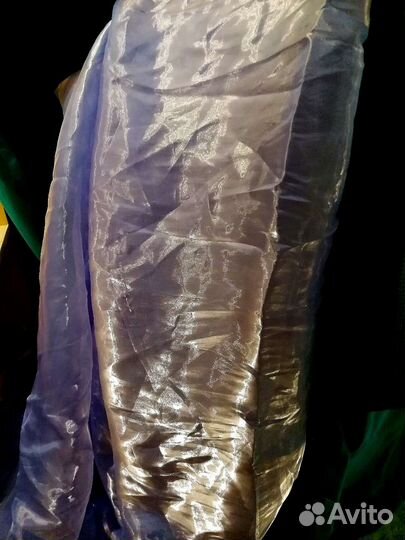 Шторка новая на кухню блестящая с переливами