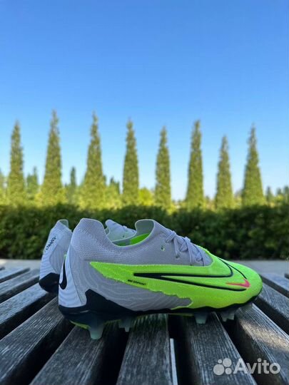 Бутсы Nike phantom gx elite lime