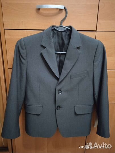 Пиджак школьный для мальчика 116