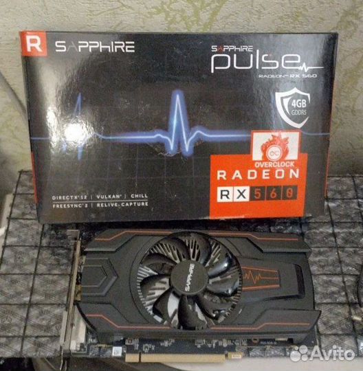 Видеокарта Sapphire AMD Radeon RX 560 pulse OC