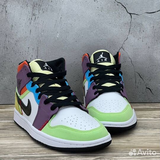 Nike Air Jordan 1 Mid SE Multi-Color кроссовки