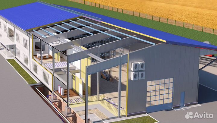 Строительство ангаров,складов,быстровозводимые