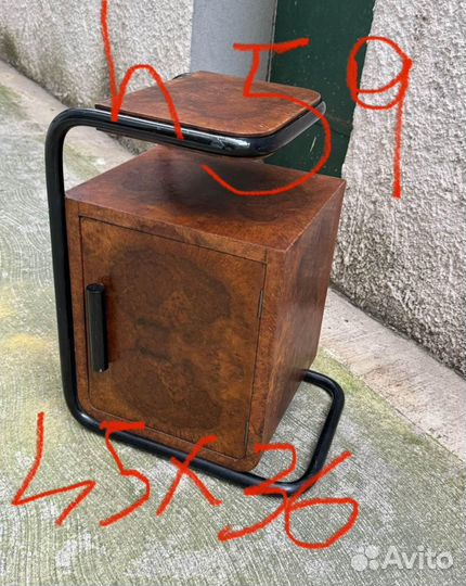 Винтажная тумба / прикроватный столик (30-40гг.)