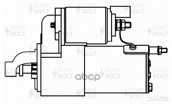 LST 0801 стартер 1.2кВт Hyundai Santa Fe 18/i